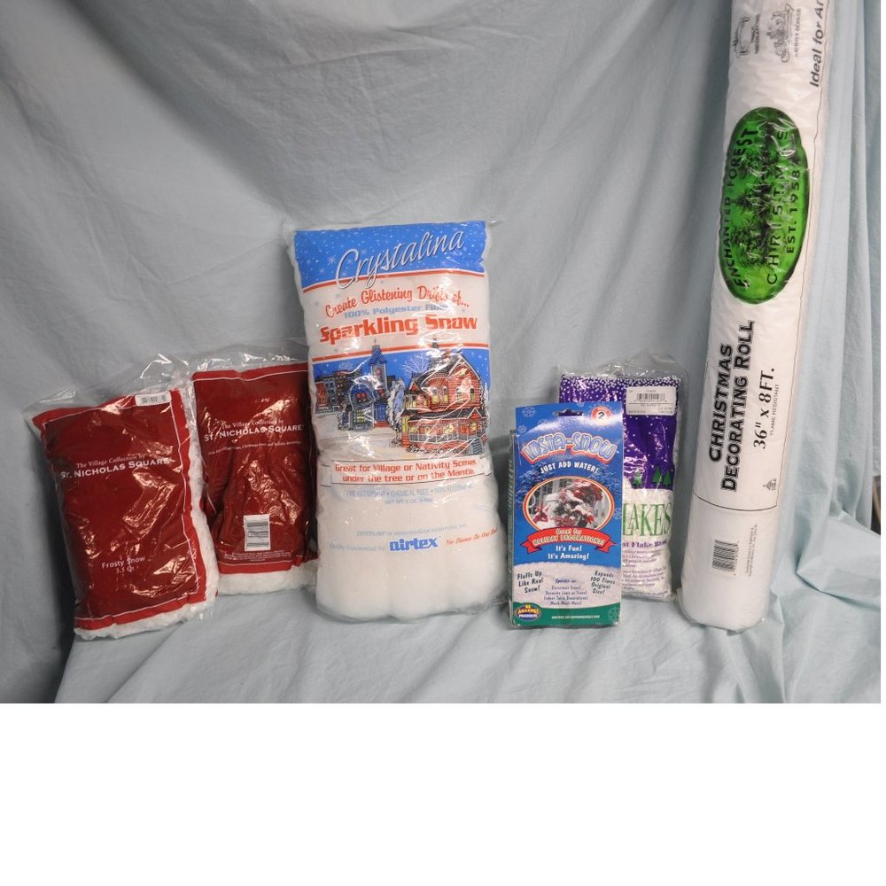 *SALE* all sorts of SNOW!! for christmas decorating holiday winter scene (77)